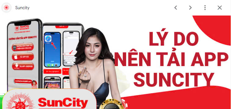 Hướng dẫn tải App Suncity – Phiên bản đặc biệt năm  2024